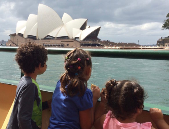 Sydney with the kids