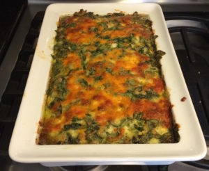 baked spinach squares