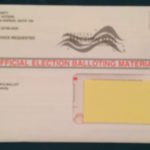 United states election ballot